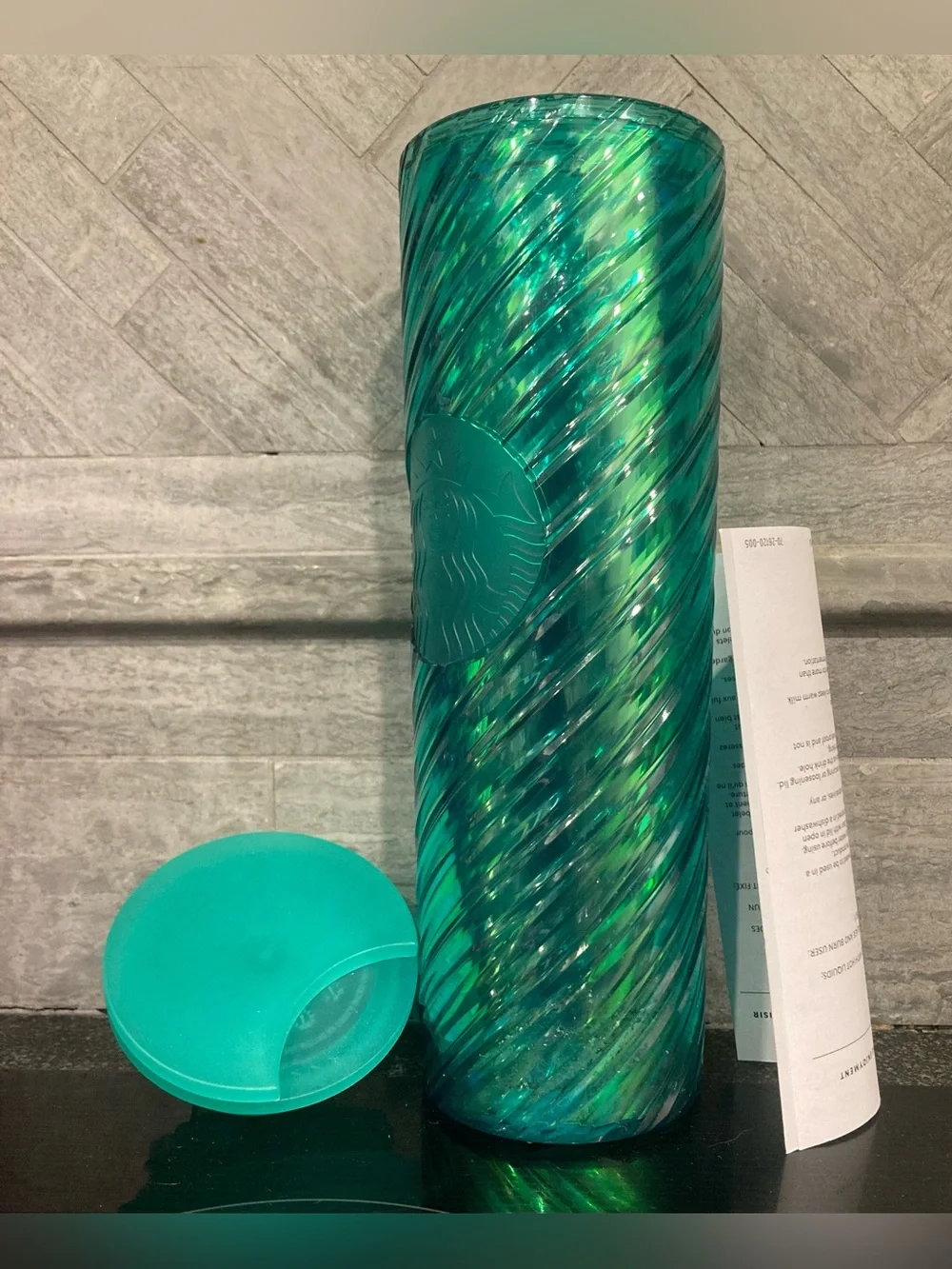 Starbucks Swirled Holiday Tumbler Pair
